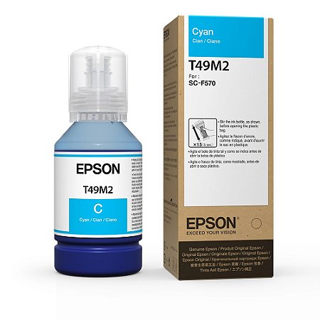 TINTA EPSON T49M2 T49M CIANO | SURECOLOR F170 F571 F570 | ORIGINAL 140ML SUBLIMATICA