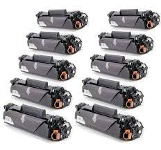 kit 10 toner para hp 35/36/85/78 compativel importado 100%