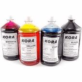 Kit 4 Litros Tinta Corante Kora Compativel Universal Corante