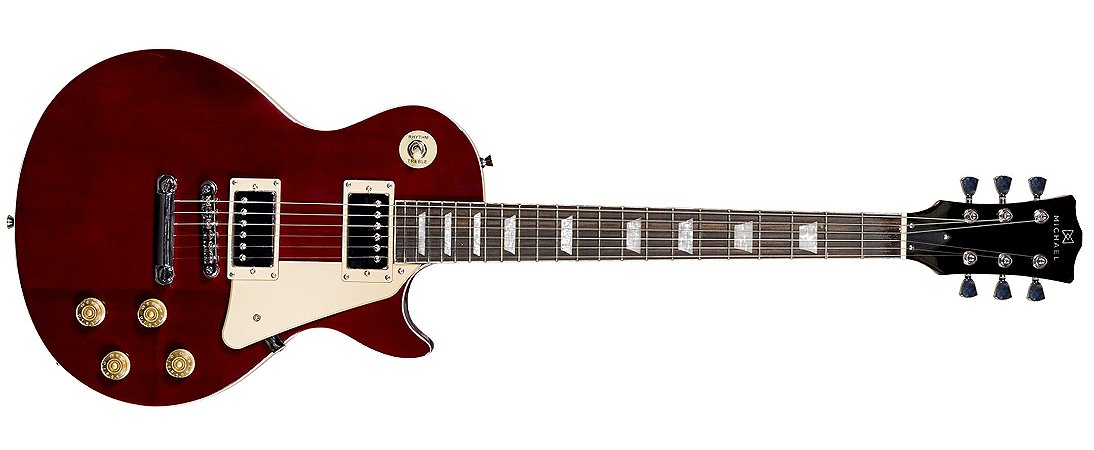 Guitarra Michael Les Paul Wine Red Vermelho Gm730n Wr