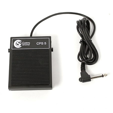 Pedal Sustain Para Teclado Custom Sound Cps5 Preto