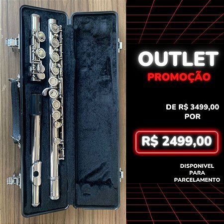 Flauta transversal Selmer USA Fl302 com Case Outlet