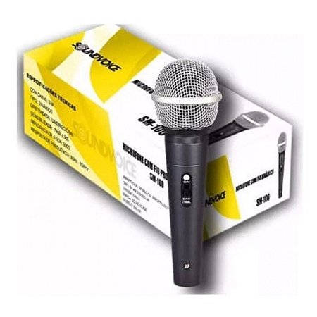 Microfone Soundvoice Com Fio Sm100