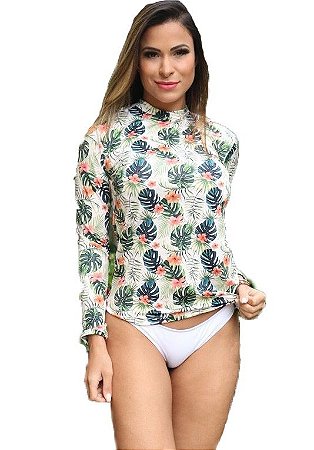 Blusa Segunda Pele Térmica Praia Piscina Proteção Solar Uv50