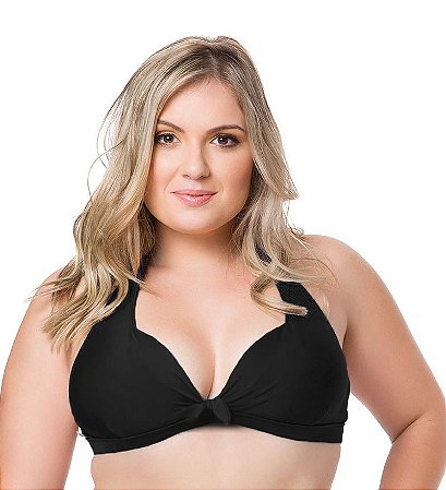 Biquini Plus Size Parte De Cima Top Bojo Alça Larga