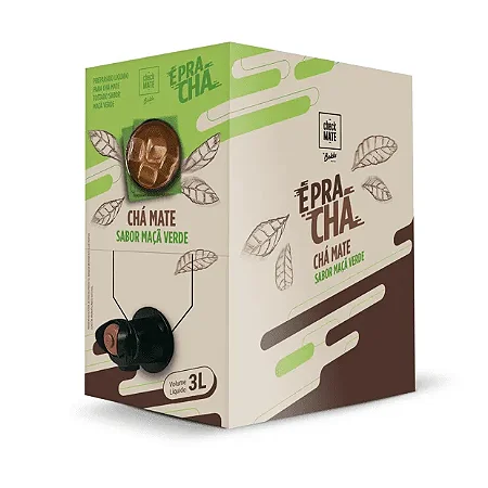 Chá mate sabor Maçã verde 3L