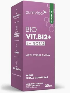 Bio VIT.B12+ PuraVida sabor frutas vermelhas 20ml