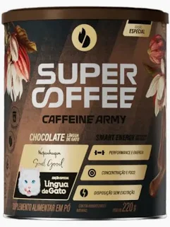 Super Coffee Lingua De Gato Caffeine Army 220g