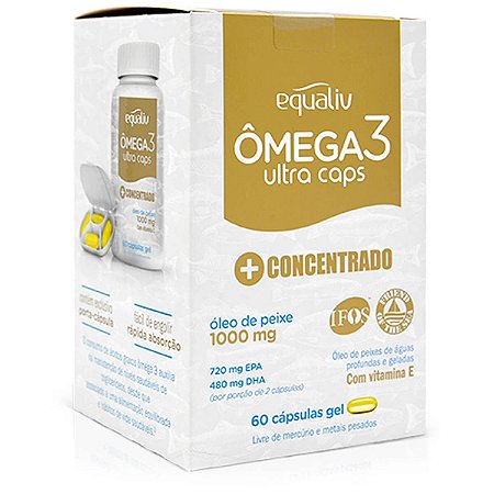 Ômega 3 ultra caps 60 capsulas