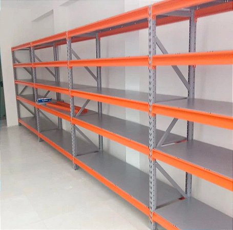 Porta Palete 4 prateleiras em aço - Suporte de 1200kg