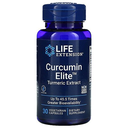 Curcumin Elite, Extrato de Cúrcuma, 30 Cáps, Life Extension
