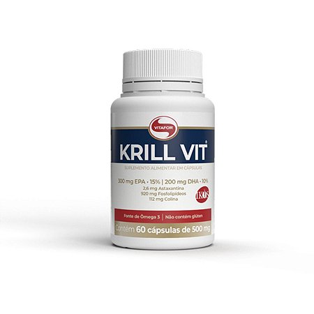 Óleo de Krill 60 Capsulas, Vitafor