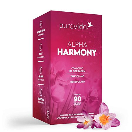 Alpha Harmony Harmonize Seus Ciclos Femininos 30 Capsulas