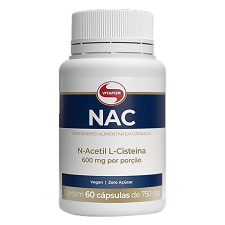 NAC N-Acetil L-Cisteina 60 Cápsulas - VitaFor