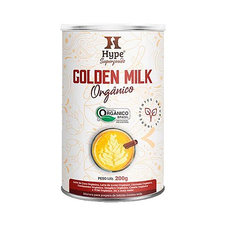 Golden Milk Orgânico , 200g - HYPE