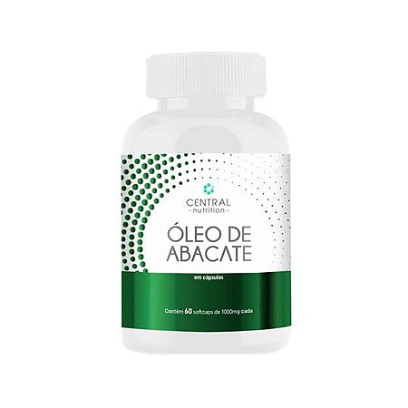 Óleo de Abacate , 60 Softcaps de 1000mg - Central Nutrition