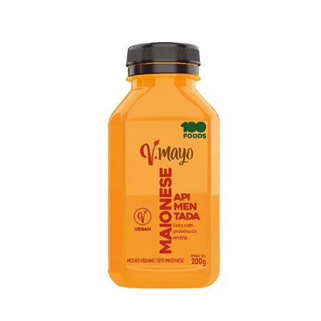 Maionese Vegana V-Mayo Apimentada 200g