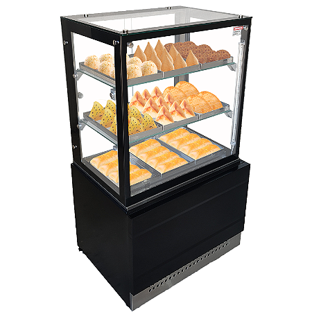 Vitrine Estufa Linha Prime Preta 0,70 metros
