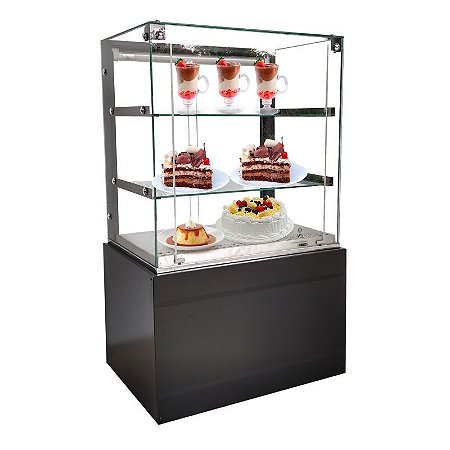 Vitrine Refrigerada Linha Preta 0,70 metros