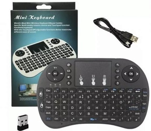 Mini Teclado Wireless Touch: Digite Mais Rápido em Celular, PC, Android TV  e Smart! - Online - Teclado para TV - Magazine Luiza