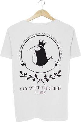 Camiseta Básica Fly Pássaro Masc