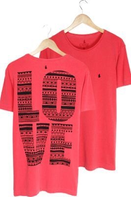 Camiseta Básica Love Masc