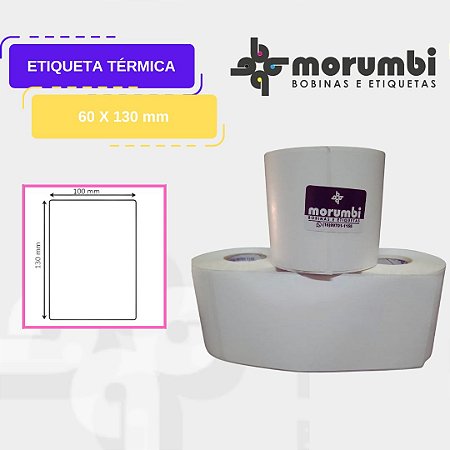 Etiqueta Térmica  60 x 130