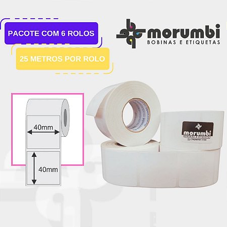 Etiqueta para balança Toledo (40x40)