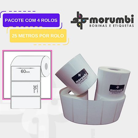 Etiqueta térmica para balança Filizola (61x30)