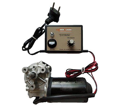 FONTE 12V E MOTOR MOTOREDUTOR