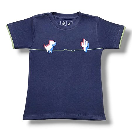Camisa de Malha Manga Curta DinoNet