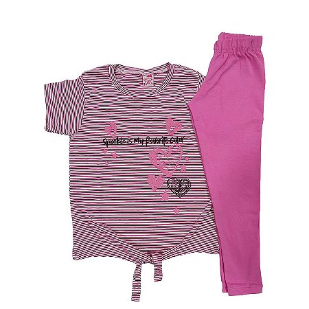 Calça Legging Infantil Menina em Cotton Colors