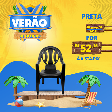 Poltrona Plástica Arcos