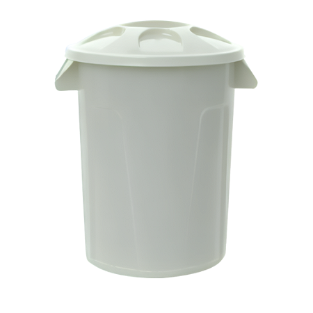 Balde Plástico com Tampa 60 Litros