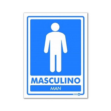 Placa Masculino Man