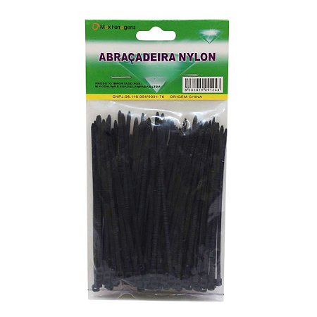 Abracadeira Nylon 9,0X530 MM Preta