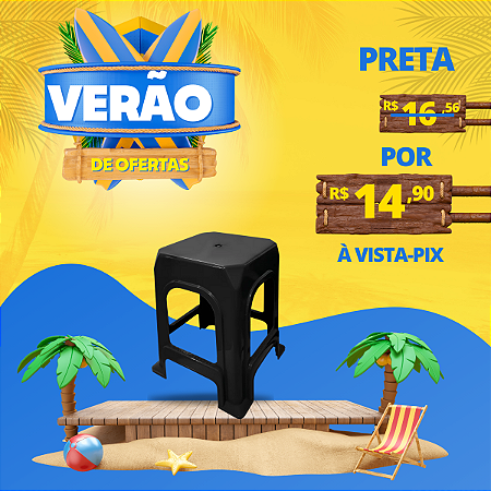 Banqueta Plástica Arcos