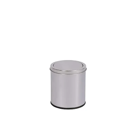 Lixeira Inox Basculante 5 Litros Mor