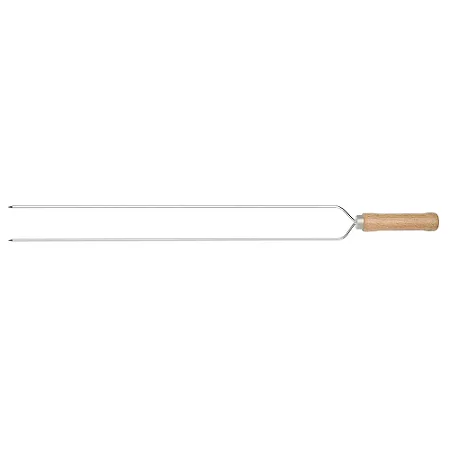 Espeto Duplo para Churrasco 75cm Mor