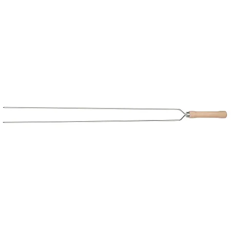 Espeto Fino Duplo para Churrasco 75cm Mor