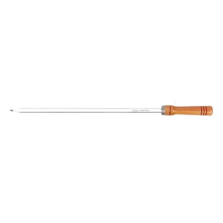 Espeto Alumínio Simples para Churrasco 90cm Mor