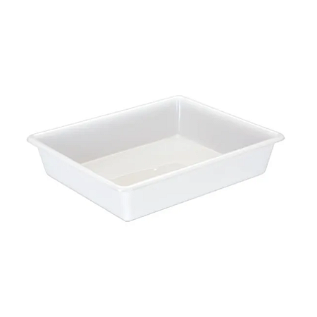 Bandeja Plástica Branca 5,5L Bioprátika REF.0767 Pleion