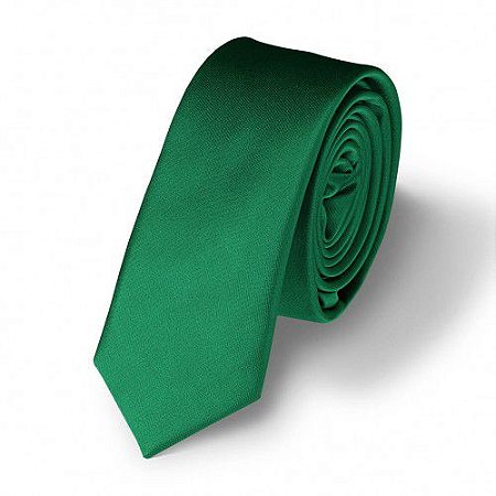 GRAVATA VERDE BANDEIRA TRADICIONAL / SLIM OU SUPER SLIM