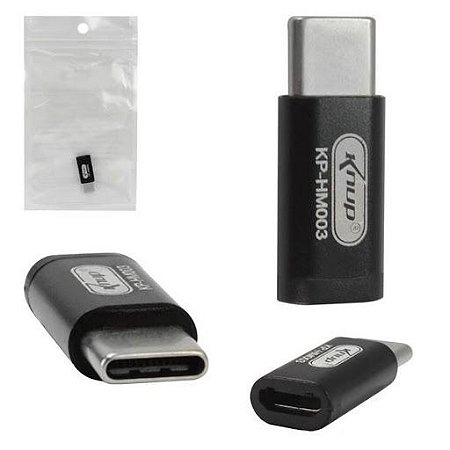 Adaptador V8 Micro Usb Femea X Tipo C Macho