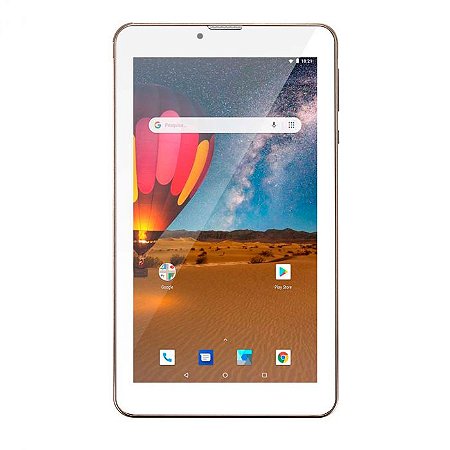 Tablet M7 3G Plus Tela 7'' Dual Chip 16GB Dourado