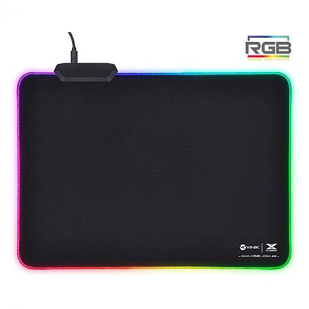 Mouse Pad Gamer RGB 250X350X3MM