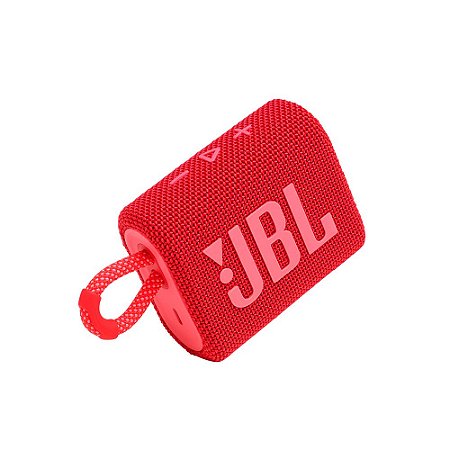 Caixa de Som Bluetooth JBL GO3 Vermelha