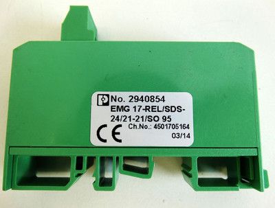 2940854 Phoenix Contact - Módulo de relé - EMG 17-REL / SDS- 24 / 21-21 / SO 95