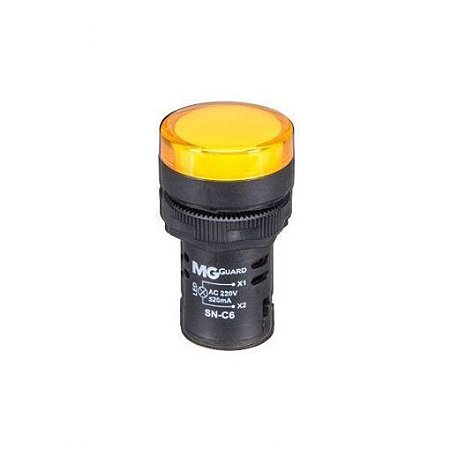 Sinaleiro monobloco- Amarelo 220V