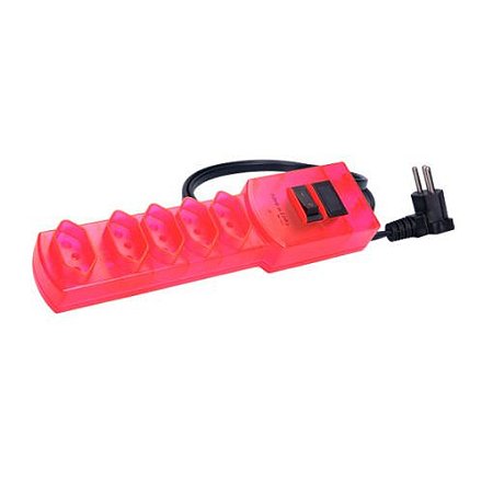 Filtro de linha – Cabo 1,5m – MG-3001 – Rosa Neon